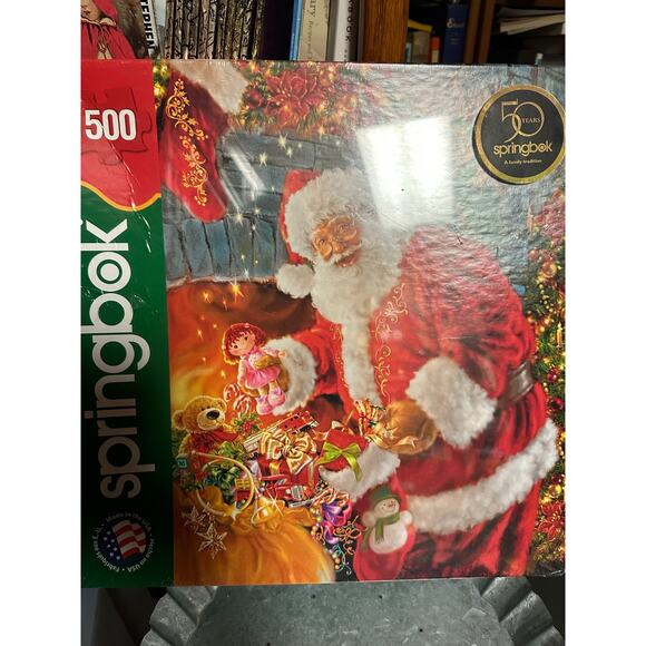 Springbok 2012 Santa's Return 1500 Piece Jigsaw Puzzle Geisinger New Sealed USA - Picture 5 of 5